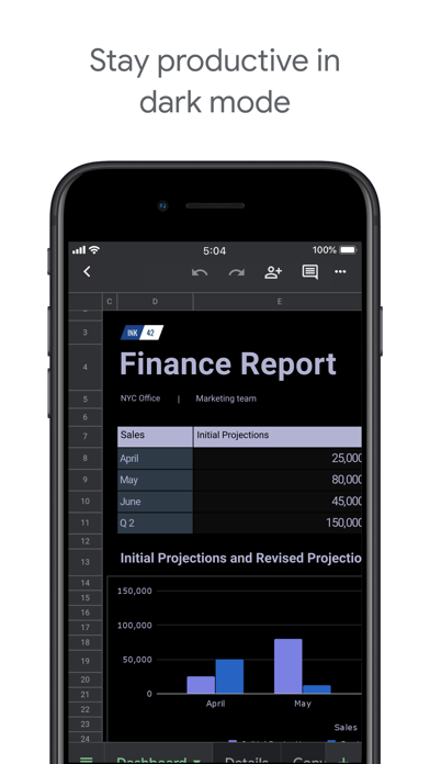 Google Sheets screenshot 5