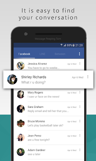 Message Peeping Tom screenshot 2