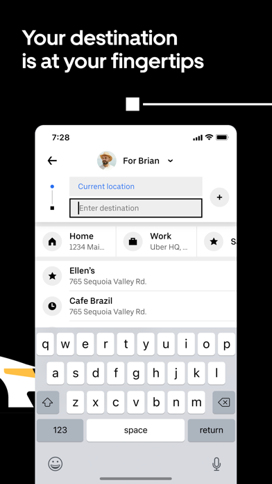 Uber - Request a ride screenshot 3