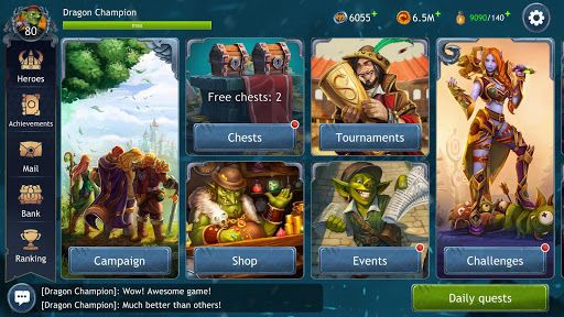 Dragon Champions: War RPG Game screenshot 29