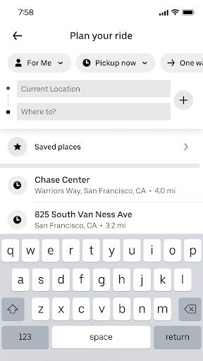 Uber - Request a ride screenshot 12