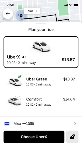 Uber - Request a ride screenshot 13