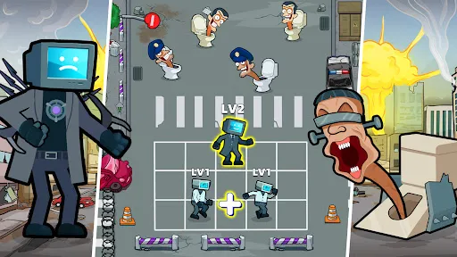 Merge War: Skibydy vs Kamera screenshot 22