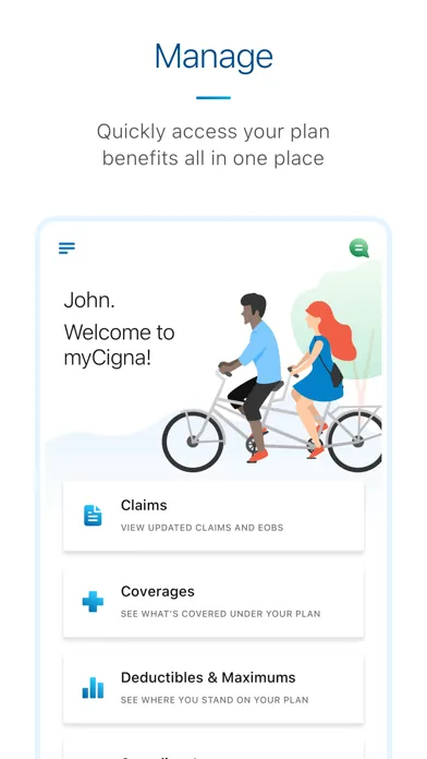 myCigna screenshot 1